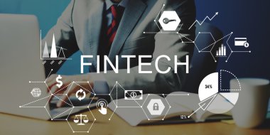 çalışma işadamı ve fintech