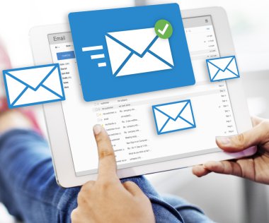 e-posta ile dijital tablet