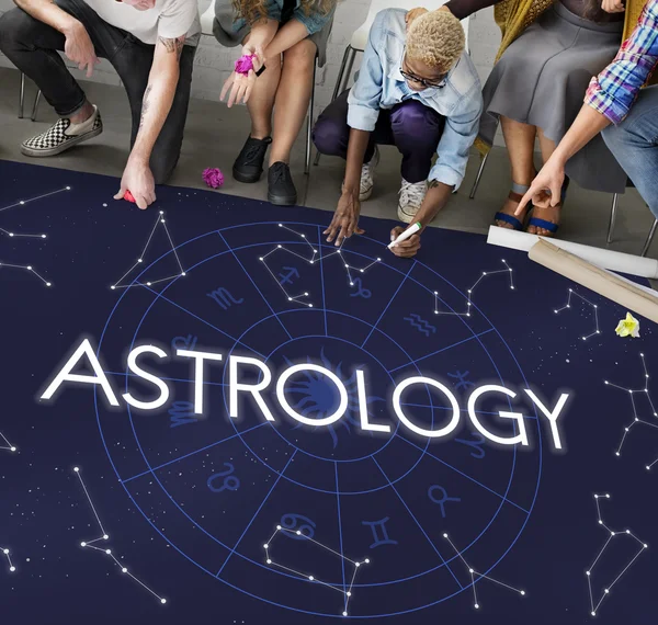 Diversità persone e astrologia — Foto Stock