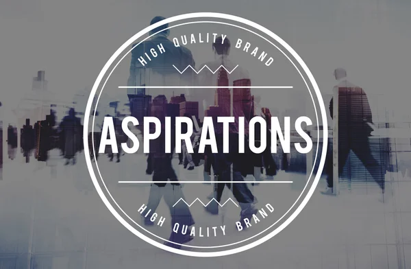 Business People with Aspirations Concept — Stock Photo, Image