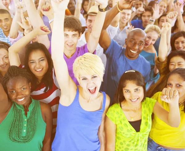Cheerful Diversity People — Stock Photo, Image