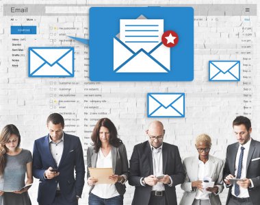 iş adamları iş başında grup