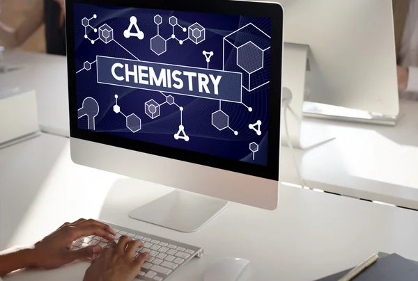 De wetenschap van de chemie, onderwijs Concept — Stockfoto