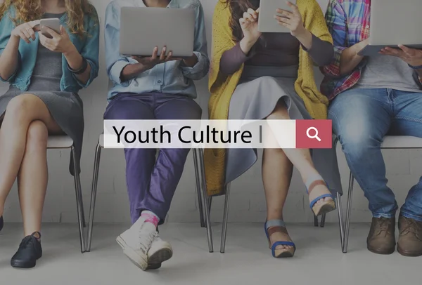 Diversidade pessoas e cultura da juventude — Fotografia de Stock