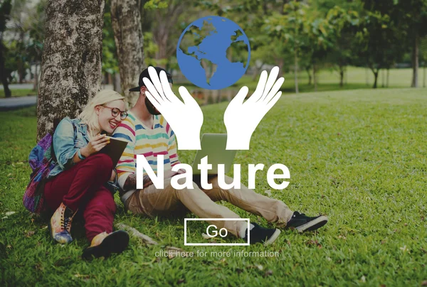 Nature környezetvédelmi koncepció — Stock Fotó