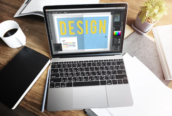 Design-Software-Konzept — Stockfoto