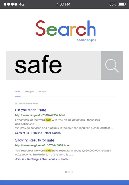 Internet Search Concept — Stock Photo, Image