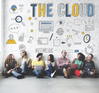 Çeşitlilik insanlar ve bulut