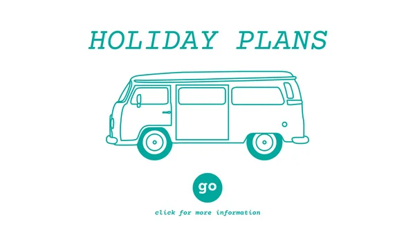 Modèle avec plan de vacances concept — Photo