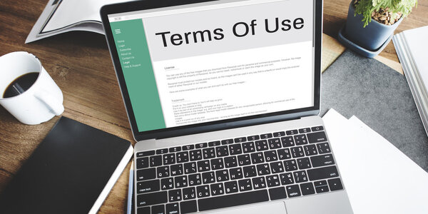 Terms of Use .Regulation Concept