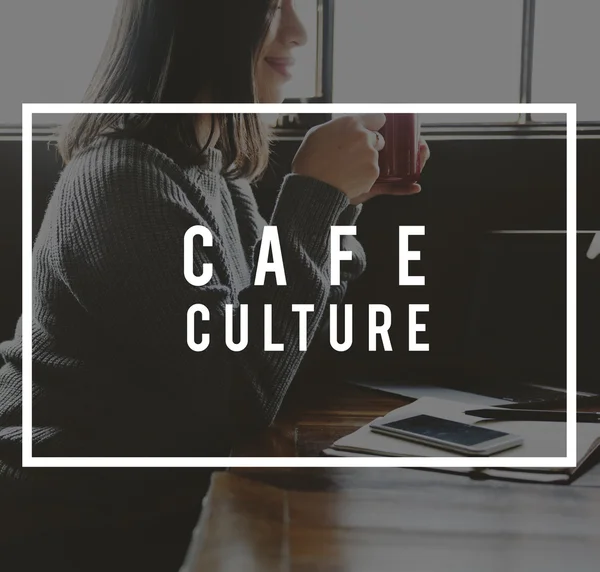 Café culture Concept — Photo