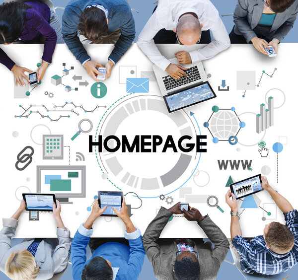 Business team working in office