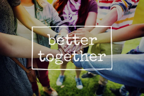 Better Together Friendship Concept — Fotografie, imagine de stoc