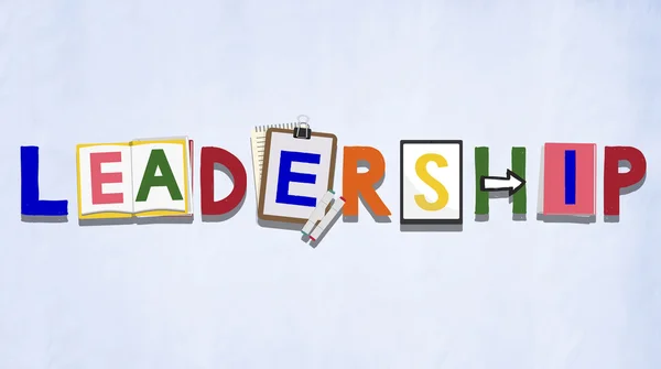 Parole Leadership, Influenza Concetto — Foto Stock