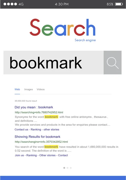 Internet Search Concept — Stock Photo, Image