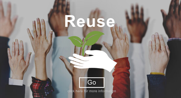 Background with people hands 