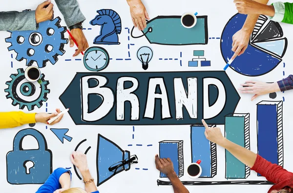 Brand Strategy Business Concept — Stock Photo, Image
