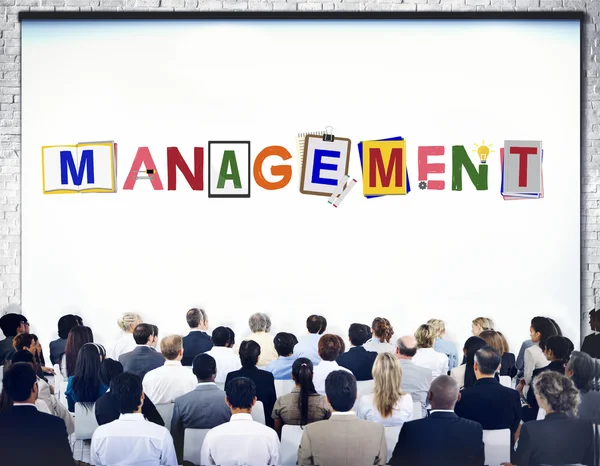 Business People during corporate discussion — Stock Photo, Image