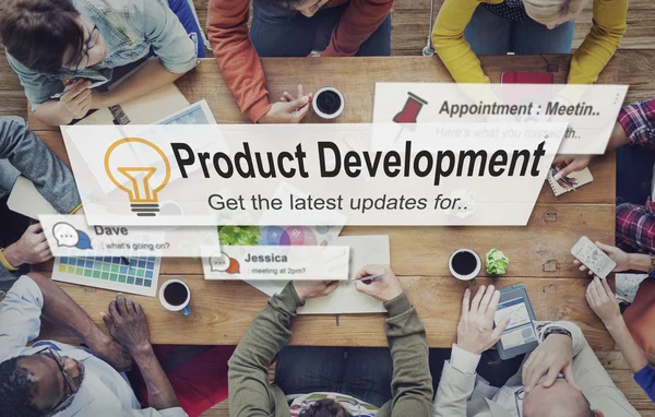 Desarrollo de productos Concepto de productividad — Foto de Stock