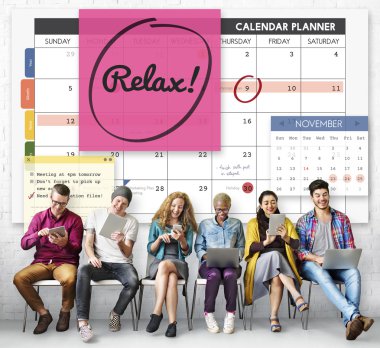 çeşitlilik insanlar ve rahatla