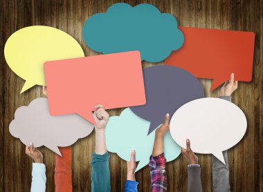 İnsanlar elleriyle arka plan 