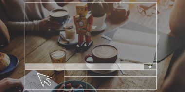 iş adamları kahve molası 