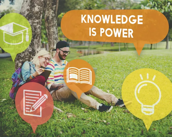 Conhecimento Power Education Concept — Fotografia de Stock