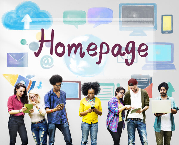 People working with digital devices