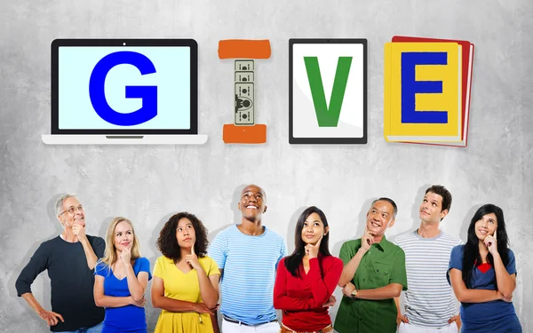 Diversiteit groep mensen samen — Stockfoto