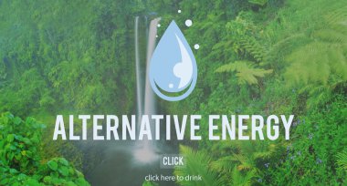 Yeşil Ormanlarda şelale