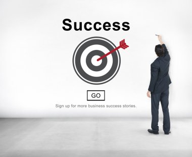 İşadamı tebeşir ile yazma 