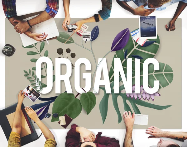 Diversity people and organic — Stock Photo, Image