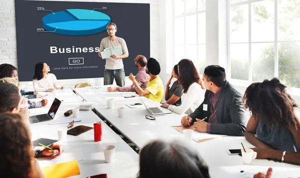 İş adamları ve iş istatistikleri kavramı 