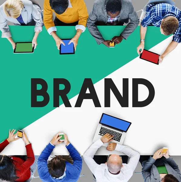 Squadra, concetto di Brand Marketing — Foto Stock