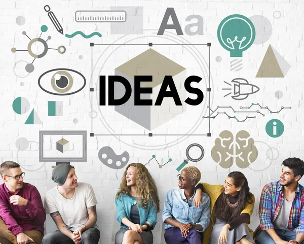 Diversity people and ideas — Stock Photo, Image