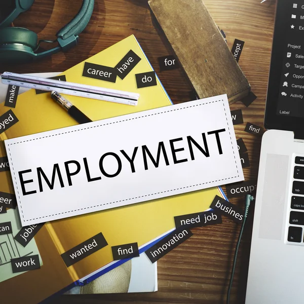 Απασχόληση ανεργία έννοια — Φωτογραφία Αρχείου