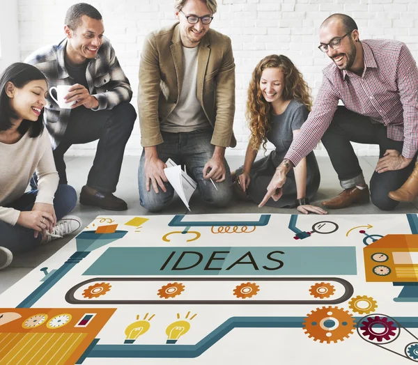 Poster ve fikirler çalışma tasarımcılar