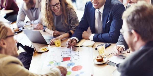 Verksamhet team har möte — Stockfoto