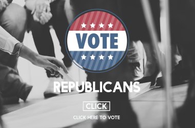 Poster ve Cumhuriyetçiler çalışma tasarımcılar