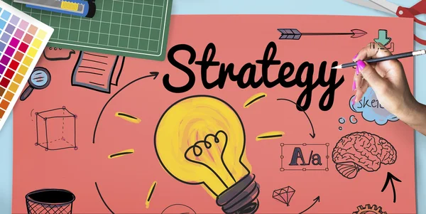 Strategie creativiteit visie — Stockfoto