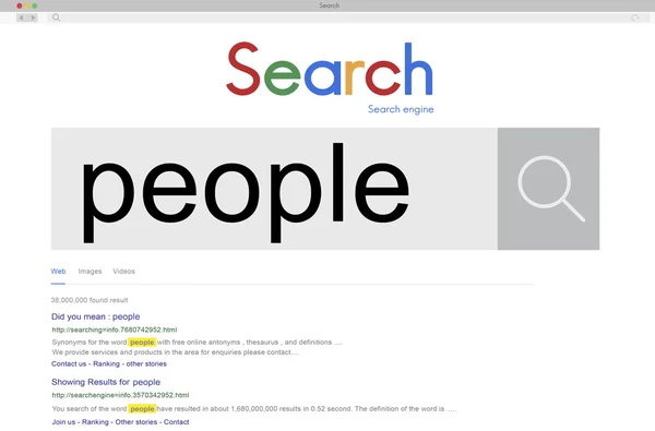 Internet Search Concept — Stock Photo, Image