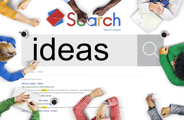 Global Search, Website optimalisatie Concept — Stockfoto