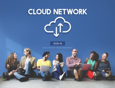 bulut ağ ile duvar çeşitlilik arkadaşları