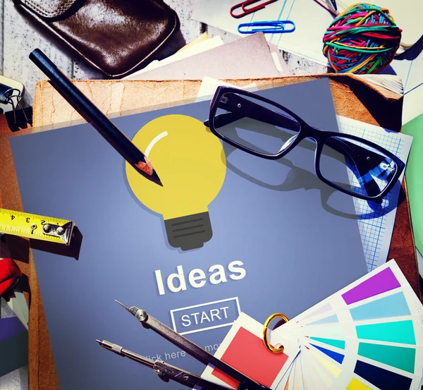 Ideas Sitio web Misión Concepto — Foto de Stock