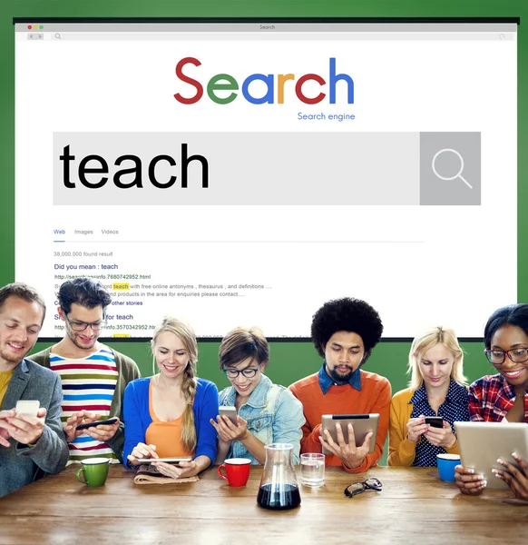 Bildung lehren, Wissenskonzept — Stockfoto