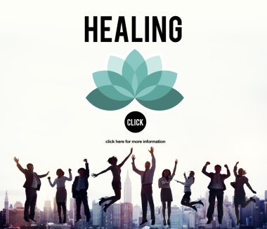 Ofis çalışanları atlama