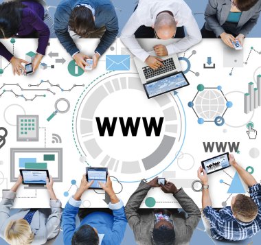 çalışan iş adamları 