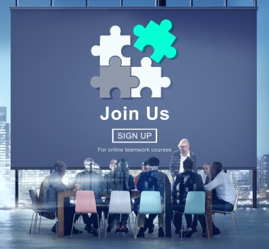 çalışan iş adamları 