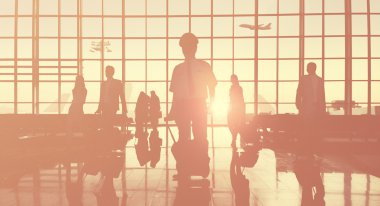 İş grubunun siluetleri