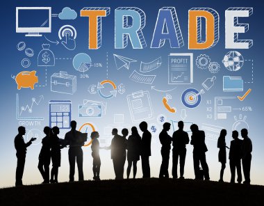 İş grubunun siluetleri